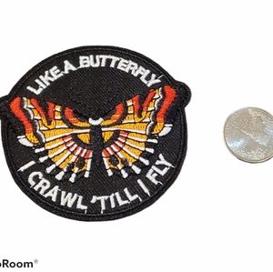 Butterfly iron on patch